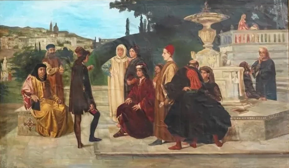 Pico Della Mirandola dinanzi a Lorenzino De' Medici - copia da